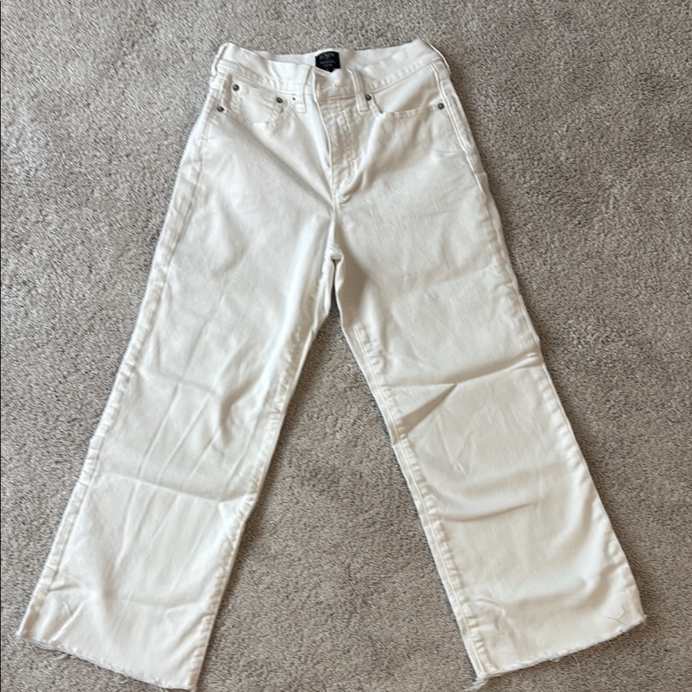 J. Crew Flare Wide Leg Jeans High-Waisted